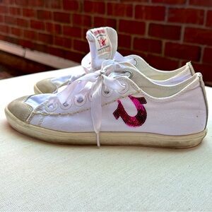 True religion canvas sneakers